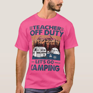 Lehrer aus Pflicht Lasse Camping Funny Vintag T-Shirt