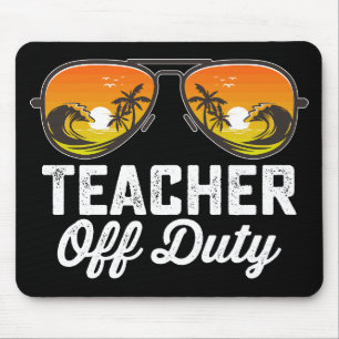 Lehrer außer Dienst Sonnenbrille letzter Schultag Mousepad