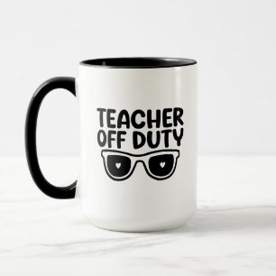Lehrer Außer Dienst Wordart Tasse