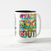 Lehrer außer Dienst Zweifarbige Tasse (VorderseiteRechts)