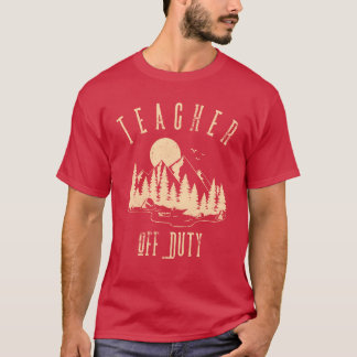 Lehrer außer Dienstlehrer Campingfreunde T-Shirt