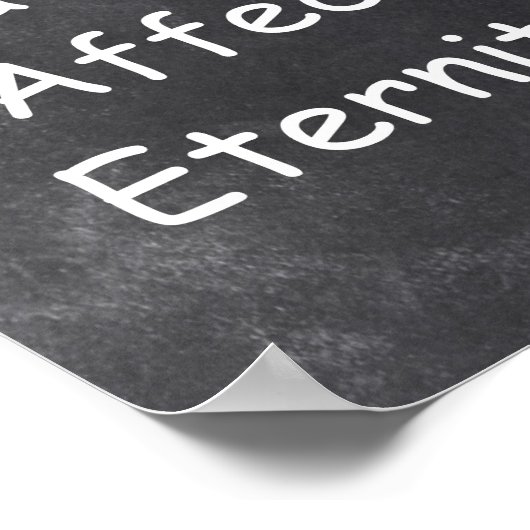 Lehrer beeinflussen die Gestaltung der Eternity Cl Poster (Ecke)