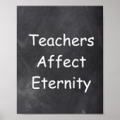 Lehrer beeinflussen die Gestaltung der Eternity Cl Poster (Vorne)