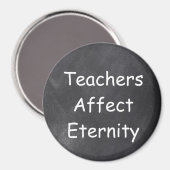 Lehrer beeinflussen Geschenke zum Design von Etern Magnet (Vorderseite/Rückseite)