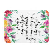 Lehrer Begrüßungszeichen Lehrer zurück zur Schule Magnet (Horizontal)