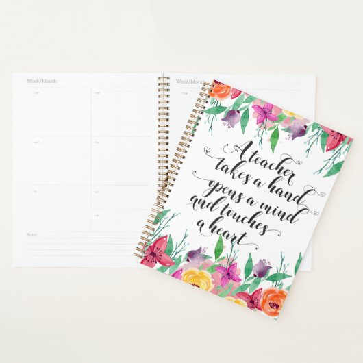 Lehrer Begrüßungszeichen Lehrer zurück zur Schule Planer (Anzeige)