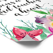 Lehrer Begrüßungszeichen Lehrer zurück zur Schule Poster (Ecke)