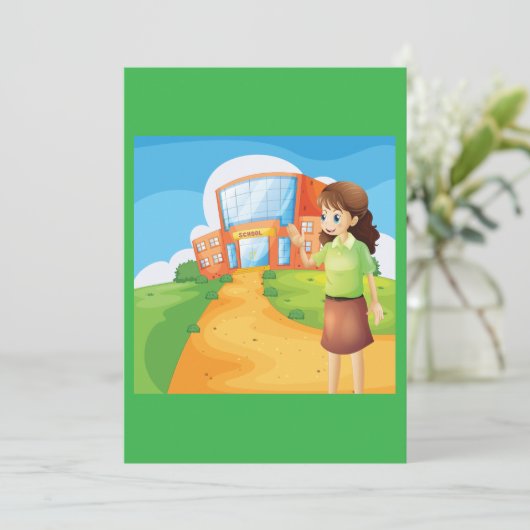 Lehrer bei Einladungen (Stehend Vorderseite)