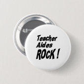 Lehrer-Berater-Felsen! Knopf Button (Vorne & Hinten)