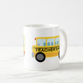 Lehrer-Berater-Schulbus-Geschenk Kaffeetasse (VorderseiteRechts)