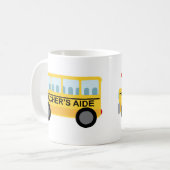 Lehrer-Berater-Schulbus-Geschenk Kaffeetasse (Vorderseite Links)