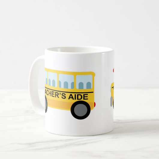 Lehrer-Berater-Schulbus-Geschenk Kaffeetasse (Vorderseite Links)