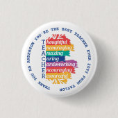 Lehrer - BEST Quotes Button (Vorderseite)