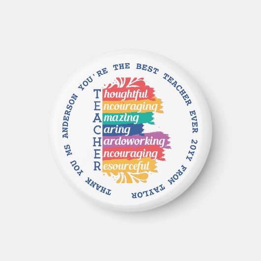 Lehrer - BEST Quotes Magnet (Vorne)