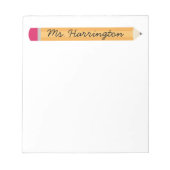 Lehrer-Bewertung des benutzerdefinierten Bildungs- Notizblock (Vorderseite)