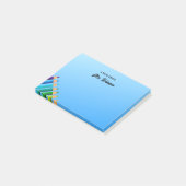 Lehrer Bewertung Rainbow Pencil Notepad Post-it Klebezettel (angewinkelt)