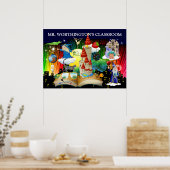 Lehrer / Bibliothek / Jedermanns Poster (Küche)