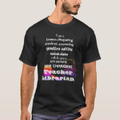 Lehrer-Bibliothekar jwes T-Shirt (Vorderseite)