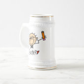 Lehrer Bierglas (Vorderseite Links)
