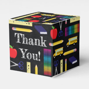 Lehrer Bildung Chalkboard Abschluss Geschenkschachtel