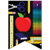 Lehrer Bildung Chalkboard Abschluss Wimpelkette (Erste Fahne)