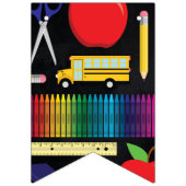 Lehrer Bildung Chalkboard Abschluss Wimpelkette (Dritte Fahne)