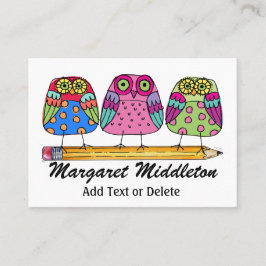 Lehrer/Bildung-Visitenkarte durch SRF Visitenkarte