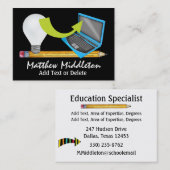 Lehrer/Bildung-Visitenkarte durch SRF Visitenkarte (Vorne/Hinten)