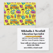 Lehrer/Bildung-Visitenkarte Visitenkarte (Vorne/Hinten)