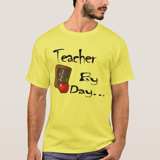 Lehrer bis zum Tag… Shirt (Vorderseite)