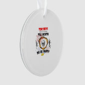 Lehrer - Bis zum Tod tun wir Party Classic Ornament (Vorderseite)