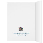 Lehrer Blooms Danke Karte (Innen (Links))