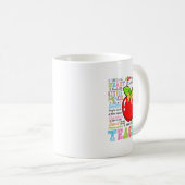 Lehrer Bogen Bleistift Apfel Lustig Ck Zur Schule Kaffeetasse (VorderseiteRechts)