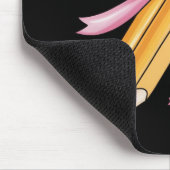 Lehrer Bogen Bleistift Lehrleben Würdigung Geschen Mousepad (Ecke)