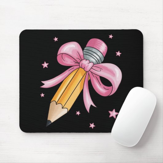 Lehrer Bogen Bleistift Lehrleben Würdigung Geschen Mousepad (Mit Mouse)