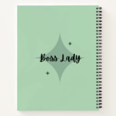 Lehrer/Boss Lady Notebook Notizblock (Rückseite)