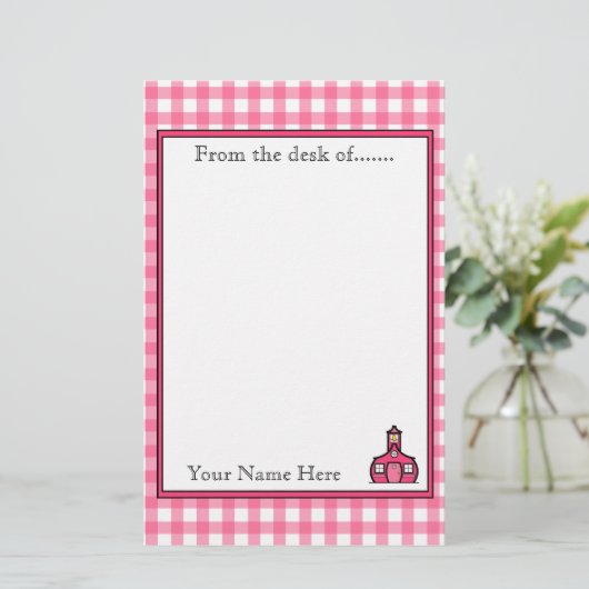 Lehrer-Briefpapier Briefpapier (Stehend Vorderseite)