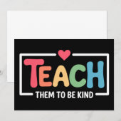 Lehrer bringen ihnen bei, wieder freundlich zur Sc Einladung (Vorne/Hinten)