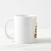 Lehrer Buchstapel Apfeltasse Kaffeetasse (Links)