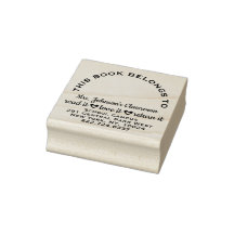 Lehrer Buchzeichen Label Moderne Adress Name