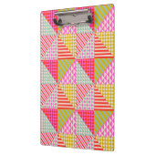 Lehrer bunte Patchwork-Klemmbrett Klemmbrett (Links)