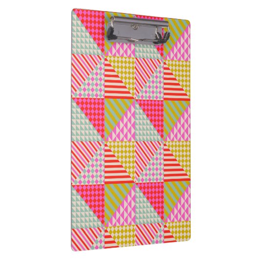 Lehrer bunte Patchwork-Klemmbrett Klemmbrett (Rechts)
