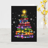 Lehrer Buntstift Weihnachtsbaum Lichter Schüler Sc Karte (Gelbe Blume)