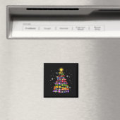 Lehrer Buntstift Weihnachtsbaum Lichter Schüler Sc Magnet (In Situ (Geschirrspüler))