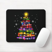 Lehrer Buntstift Weihnachtsbaum Lichter Schüler Sc Mousepad (Mit Mouse)