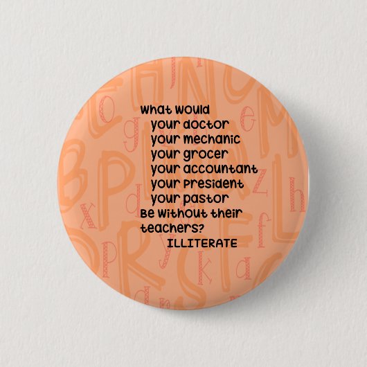 Lehrer Button (Vorderseite)