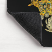 Lehrer Byck Zur Schule Sicherheitsgurte Jeder Magi Mousepad (Ecke)
