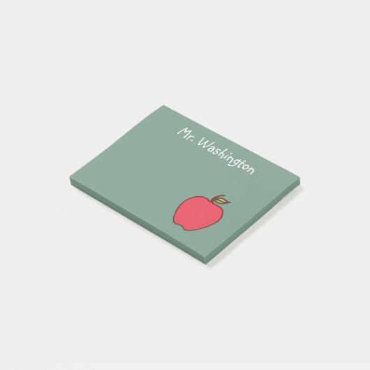 Lehrer-Chalkboard Post Es Notizen Geschenk (angewinkelt)