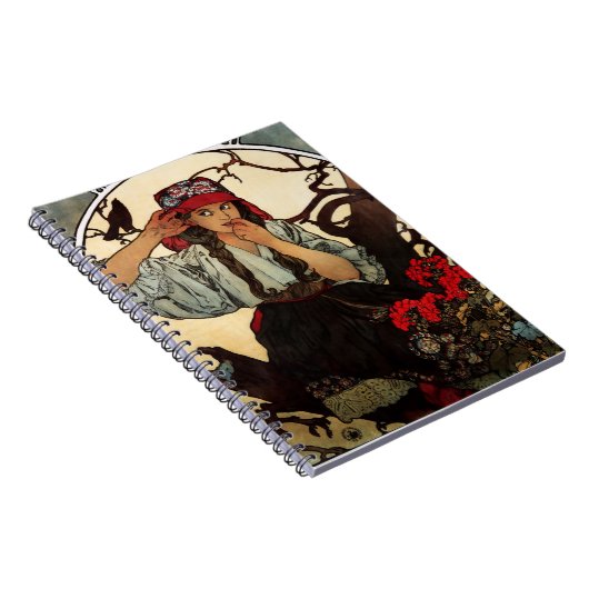 Lehrer-Chor-Notizbuch Alphonse Mucha Moravian Notizblock (Rechte Seite)