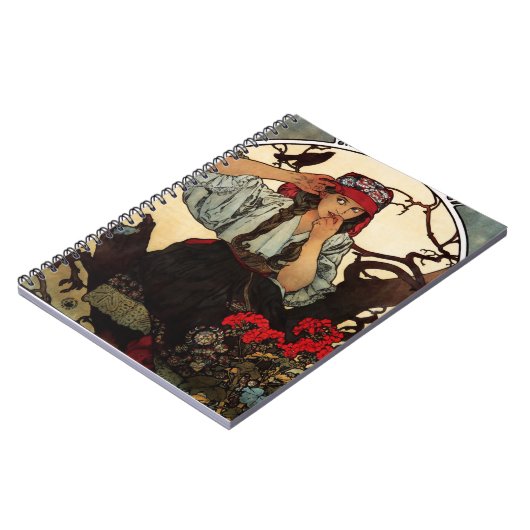 Lehrer-Chor-Notizbuch Alphonse Mucha Moravian Notizblock (Linke Seite)